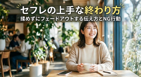 セフレの上手な終わり方|揉めずにフェードアウトする伝え方とNG行動